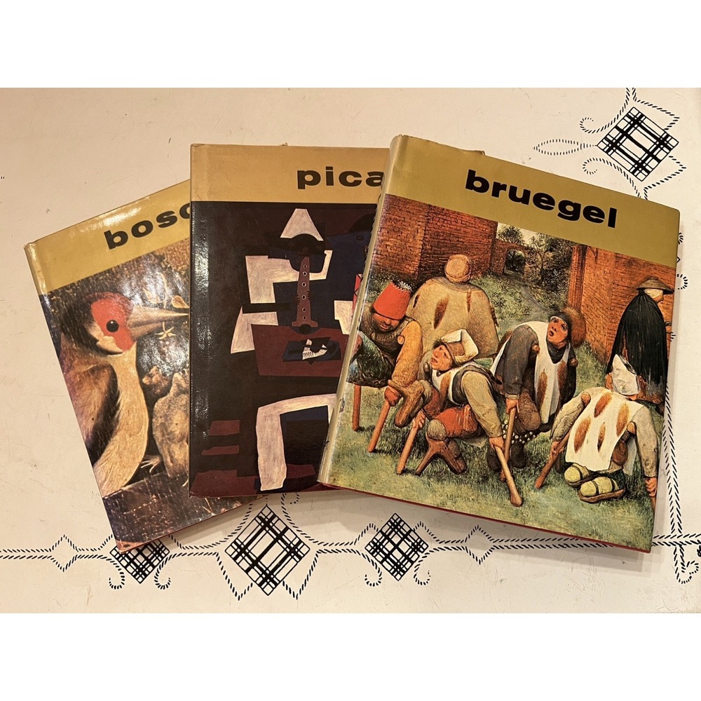 Bruegel & Picasso  & Bosch by Jacques Dopagne Set of three hardback books